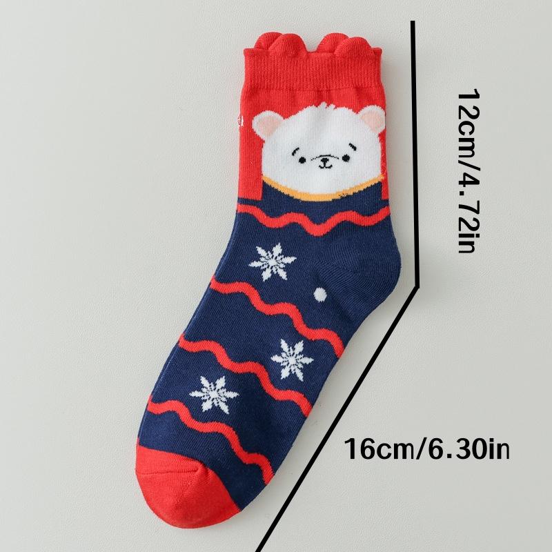 5 Pairs of Socks with Random Patterns In Stock, Christmas Socks, Creative Novelty Socks, Christmas Gift Socks, Best Gift for Thanksgiving, New