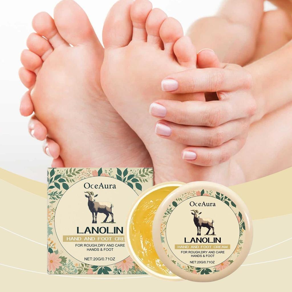 20g Anti-Riss Fußcreme Rissige Haut Reparaturcreme Trockenheit Ferse Rissig Schälend Reparatur Fußmaske Nahrung Weichmachend Feuchtigkeitsspendende Lotion
