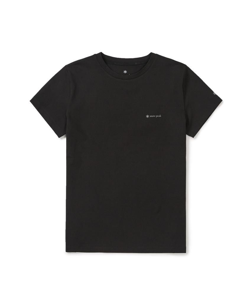 SNOWPEAK APPAREL Quick-Dry Primeflex Women'S Short Sleeve T-Shirt (S26Mwtts21) Black