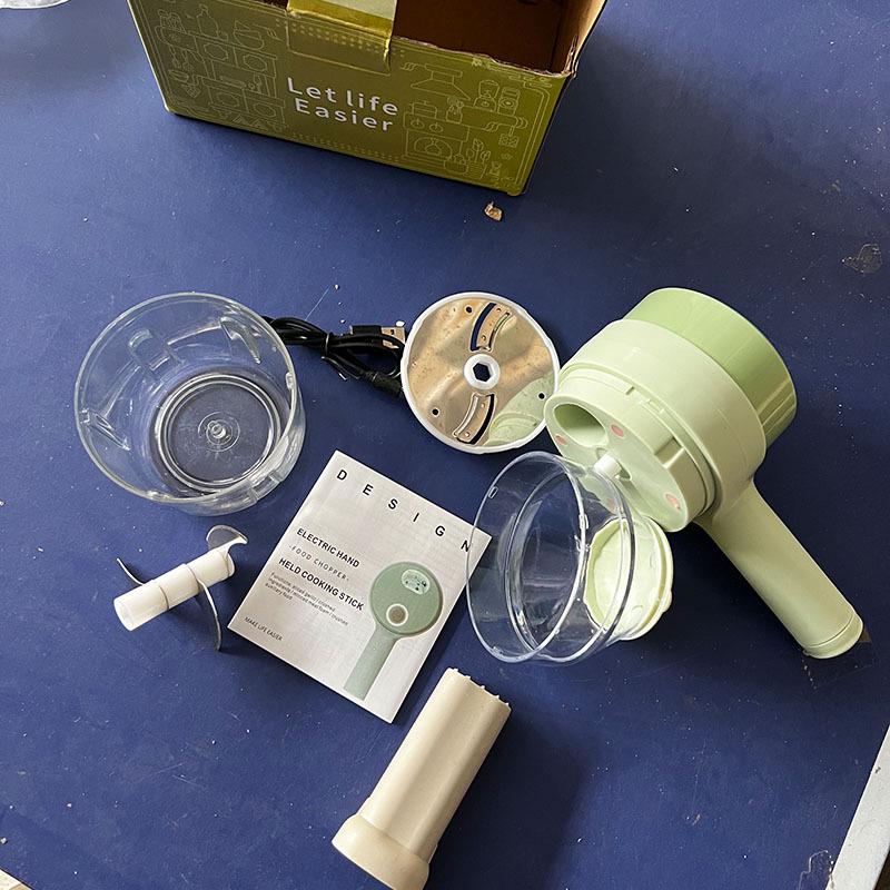 

Электрический чесночница Gatling: Многофункциональная чесночница и овощерезка, пресс, овощечистка и мешалка.