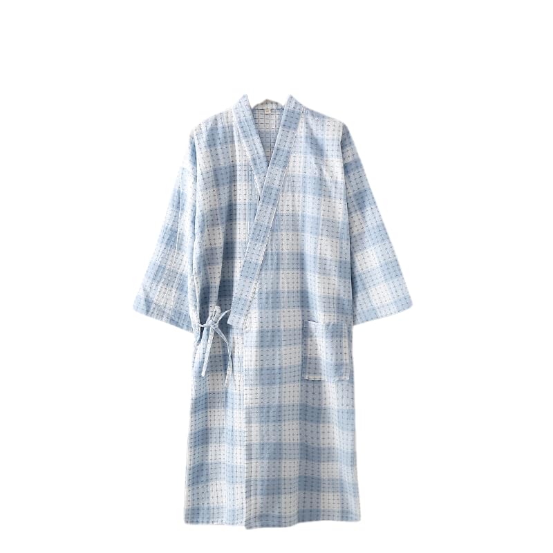 double after gentle on the cotton room autumn [ASHE RANGEEL] Pajamas, gauze, printed, bathrobe, 100% cotton, jinbei, women's, men's, women's, yukata,