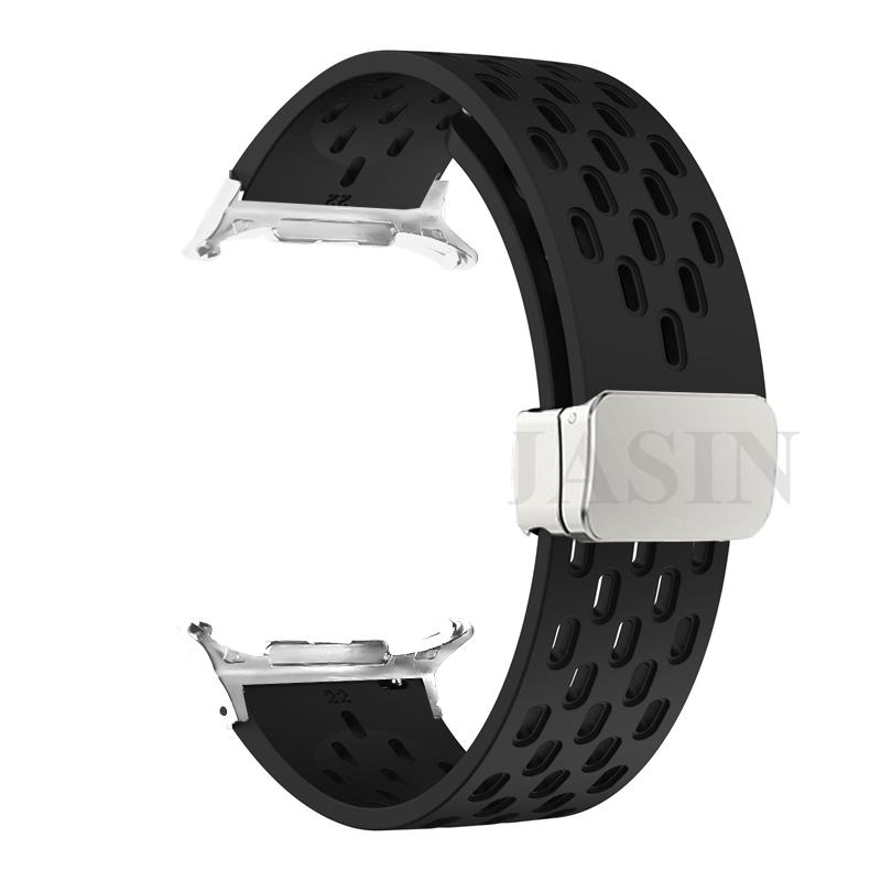 No Gaps Magnetic Buckle Silicone Strap For Samsung Galaxy Watch 8 40mm 44mm/8 Classic 46mm Bracelet Band Galaxy Ultra 2026 47mm