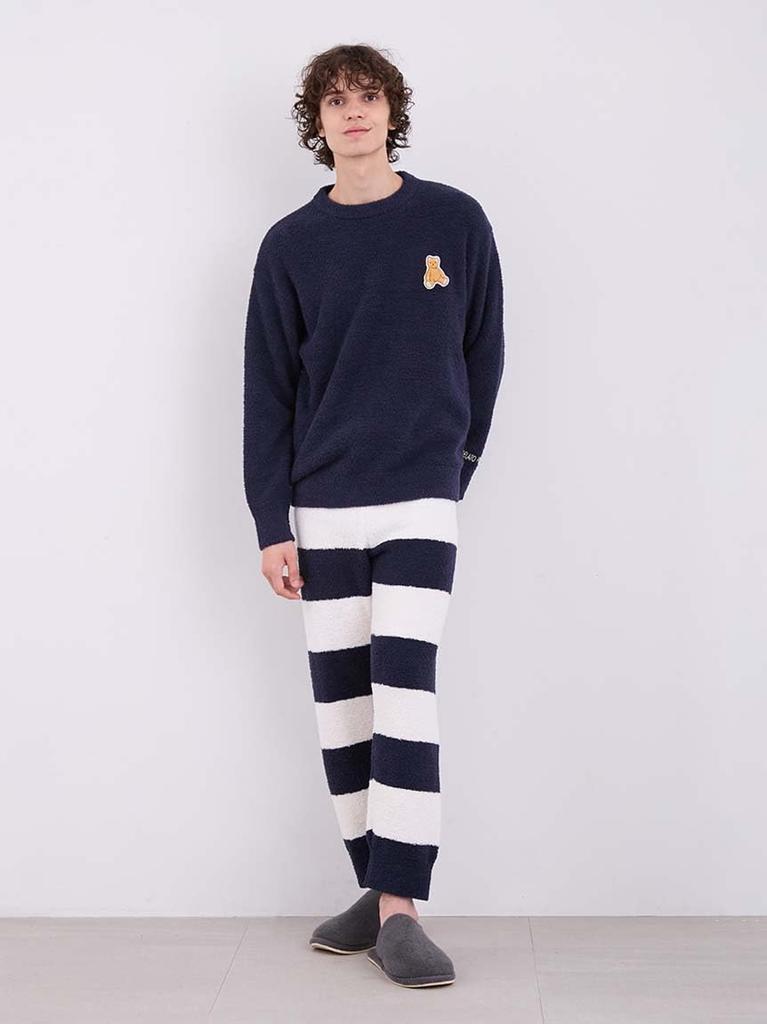 gelato pique Baby Moco Bear Pullover Long Pants Set Gray To One-Point & (PHNT249100) Men's (Exclusive Retailers)