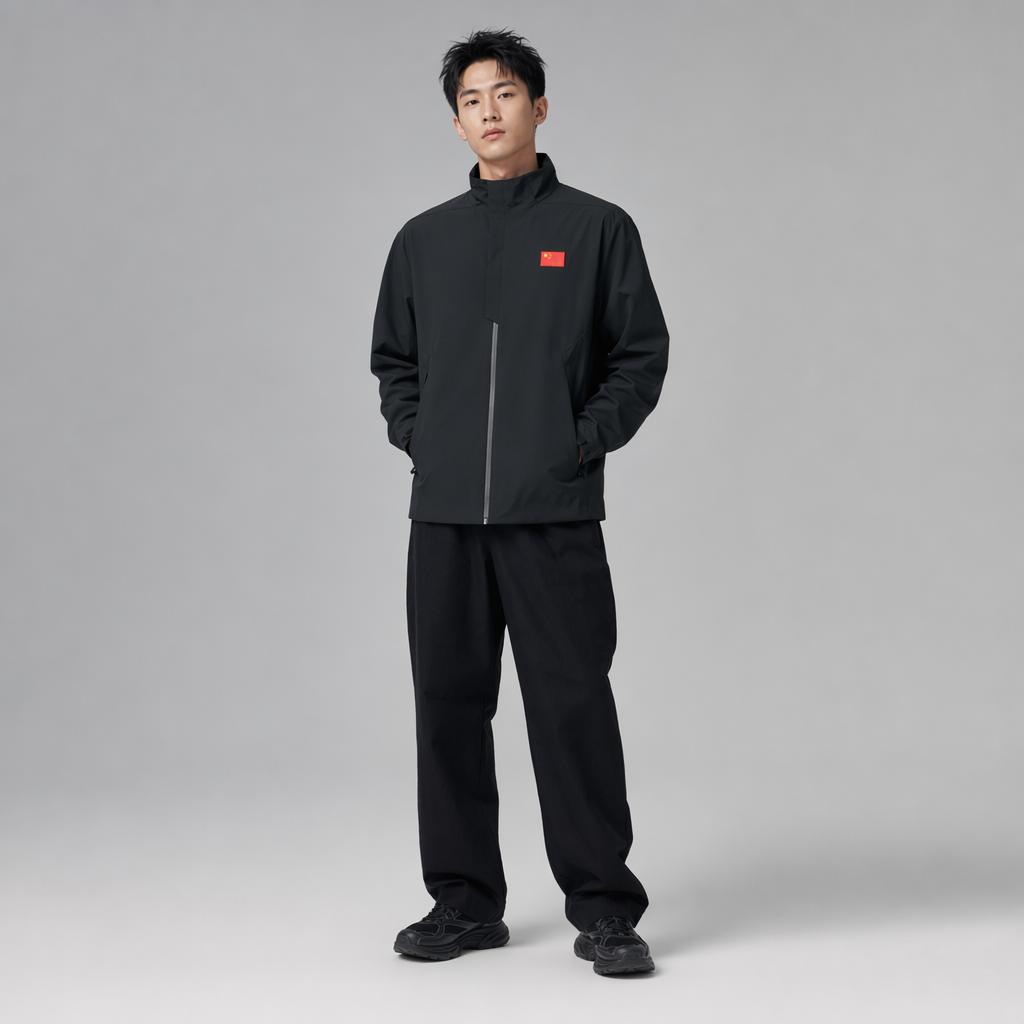 Anta Champion All-Weather Series Stand Collar Zipper Simple Jacket Men Jackets 152540621-4