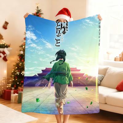 Hot Anime T The Apothecary Diaries Maomao Blanket Soft Throw Blanket for Home Bedroom Bed Sofa Picnic Travel Office Blanket Gift