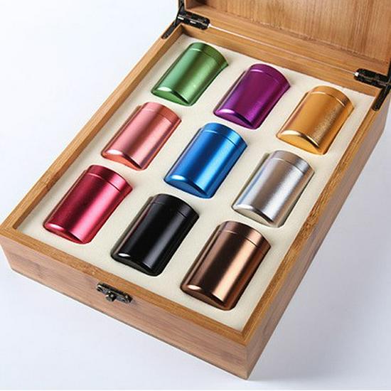 Customizable Small Round Aluminum Tea Can with Logo Option