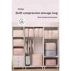 Platzsparender selbstkomprimierender Aufbewahrungsbeutel - Großes Fassungsvermögen, strapazierfähiger Aufbewahrungsbeutel, staubdichtes Polyestermaterial, Doppelreißverschluss-Design, Leinen-Aufbewahrungsbeutel