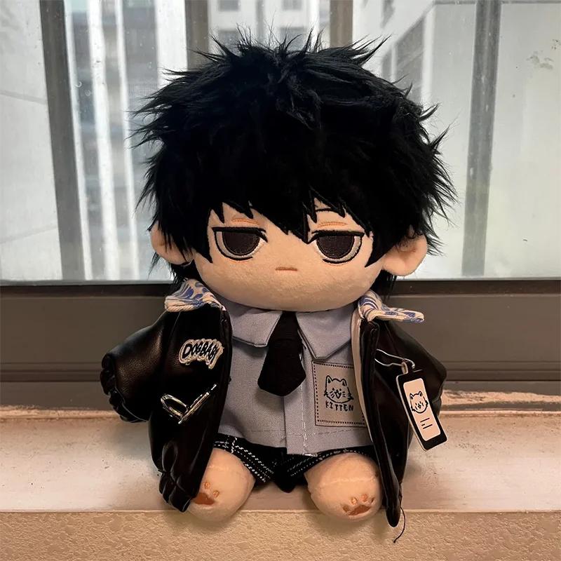 20cm Death L.Lawliet Cotton Stuffed Doll Animation Plush Dress-up Toys for Children Adults Handsome Collectibles Gift Dolls