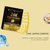 EELHOE 24k Gold Eye Mask moisturizes, hydrates, makes the skin around the eyes smooth and tender