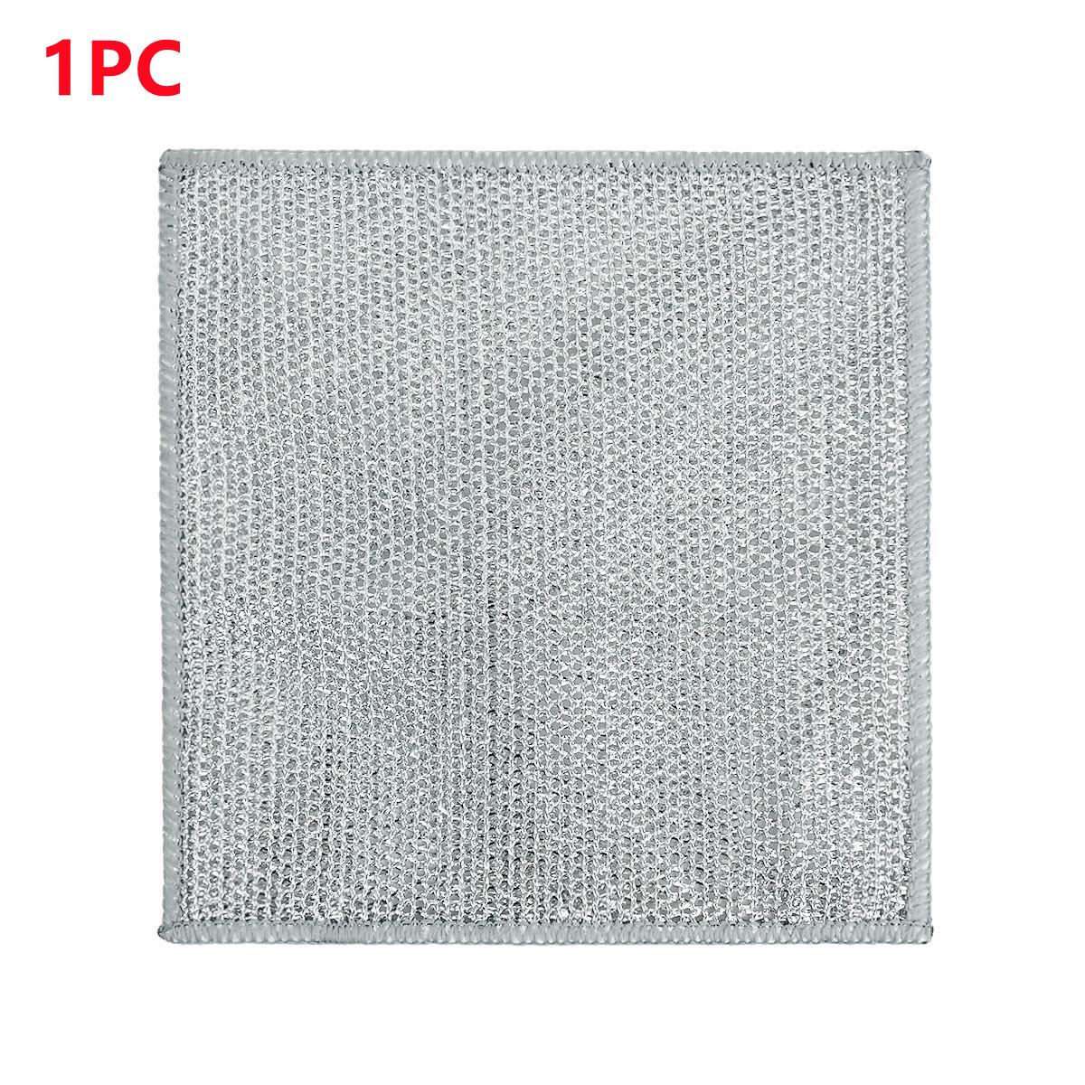 Thickened Cleaning Cloth Kitchen Magic Dishwashing Towel Metal Steel Wire Cleaning Rag Microwave Stove Clean Tool Dish Cloth