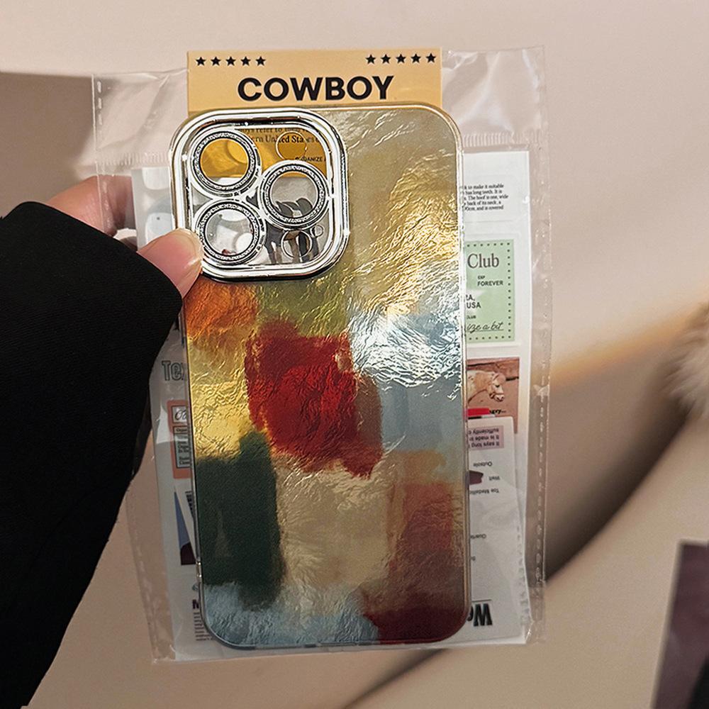 Vintage Color Clash Plaid Case for iPhone 17 iPhone 17 Pro Max