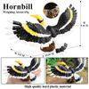 Oenux Forest Bird Animals Wild Ostrich Magpie Owl Crow Flamingos Figurines Action Figure PVC Garden Decoration Miniature Kid Toy