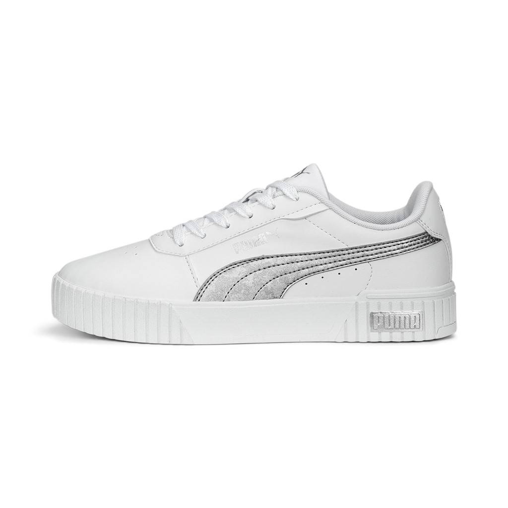 Buty sportowe damskie do tenisa Puma Carina 2.0 Space Metallics białe (389387-02)