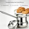 Thickened Stainless Steel Coffee & Tea Pot with Handle, for Turkish Coffee, Latte Art, Moka, & Hand Drip