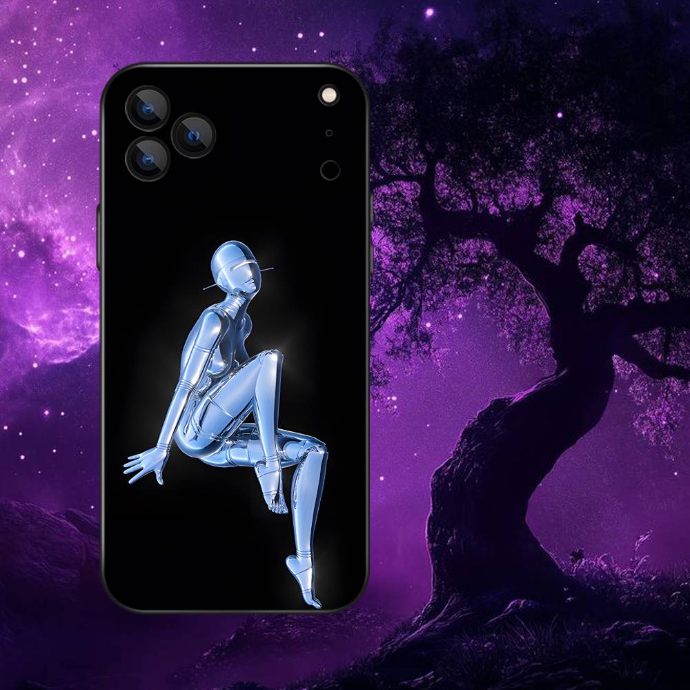 Art Hajime S-Sorayamas Phone Case For iPhone 17,16,15,14,13,12,Pro,Max,Plus,E,SE4,Air,Mini Black Soft Box