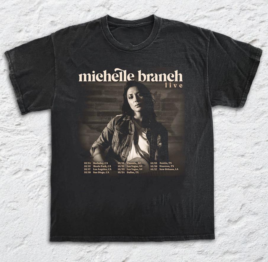 Michelle Branch All You Wanted full size Unisex t-shirt Black Cotton SEG_882