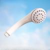 Super Discount White Shower Head Silicone Water Outlet Portable Travel Shower Head Water Saving Abs Plastic Bathroom Accessories