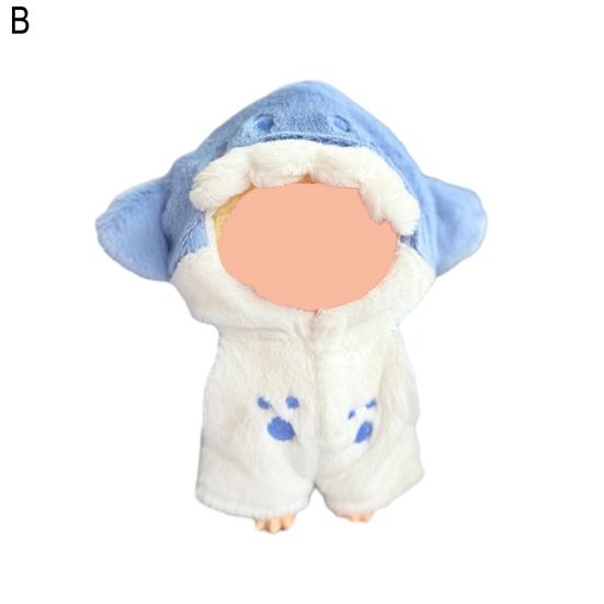 Doll Clothes Set for 17cm Doll Easy Wear And Replace Baby Clothes Creative Doll Outfit for Doll Lover