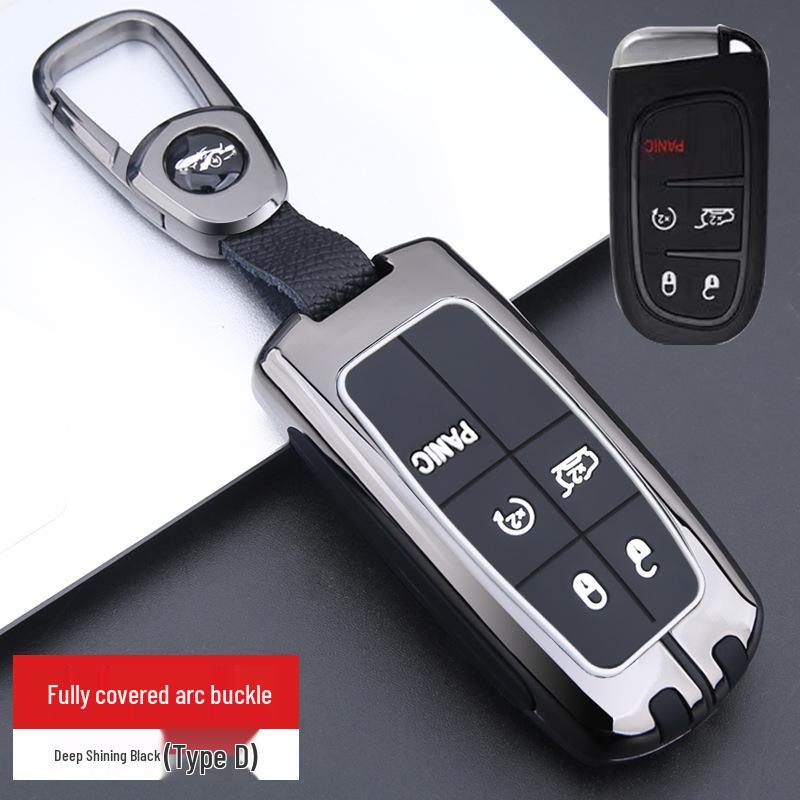 

Чехол для ключа и чехол для автомобиля Jeep Compass, Commander, Cherokee, Renegade, Grand Cherokee