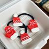 Adorable Handmade Christmas Themed Hair Clips And Ponytail Holders For Stylish Women