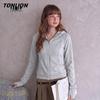 TonLion Women's Slim-Fit Logo Zip-Up Hoodie