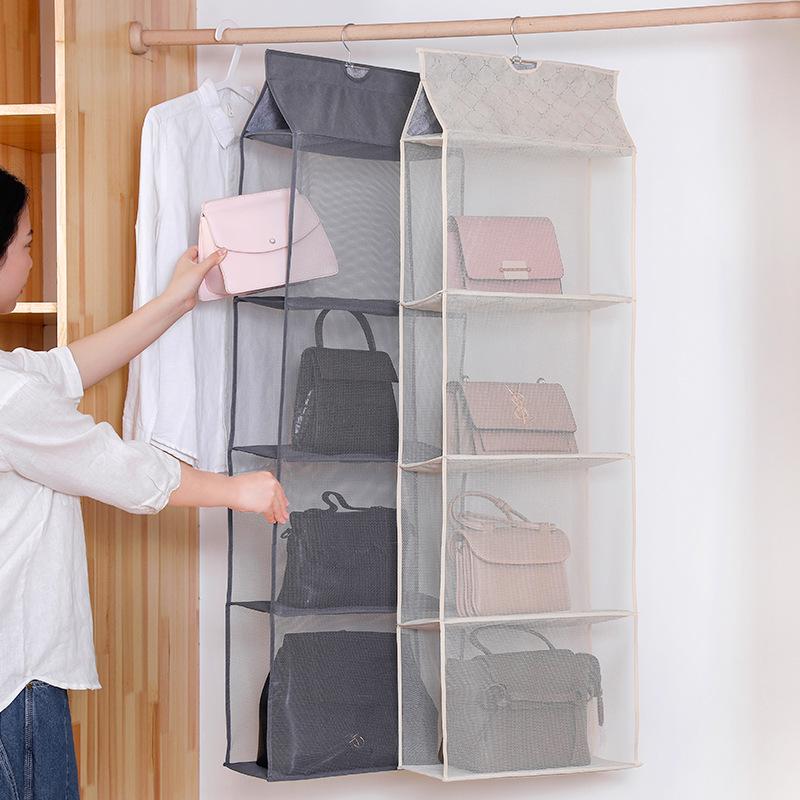 Hanging Multi-Layer Handbag Storage Organizer for Closets