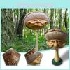 Colorful Halloween Mushroom Resin Art Piece Perfect For Home Garden And Table Decor