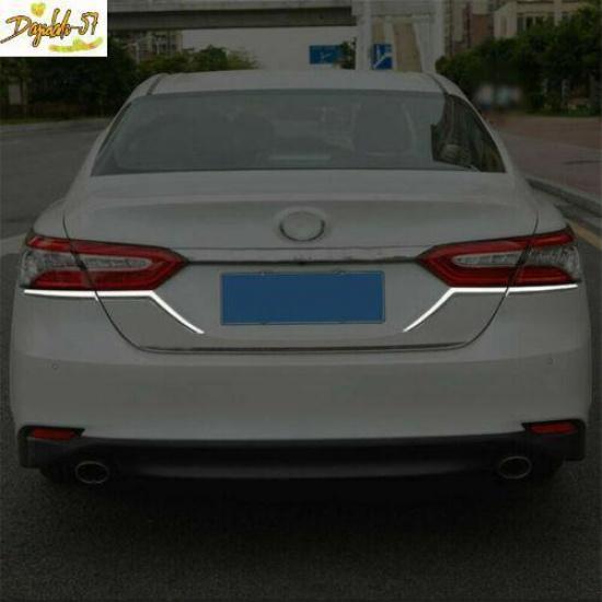 For Toyota Camry 2018- Chrome Rear Tail Light Lamp Cover Trim Strip 4PCS