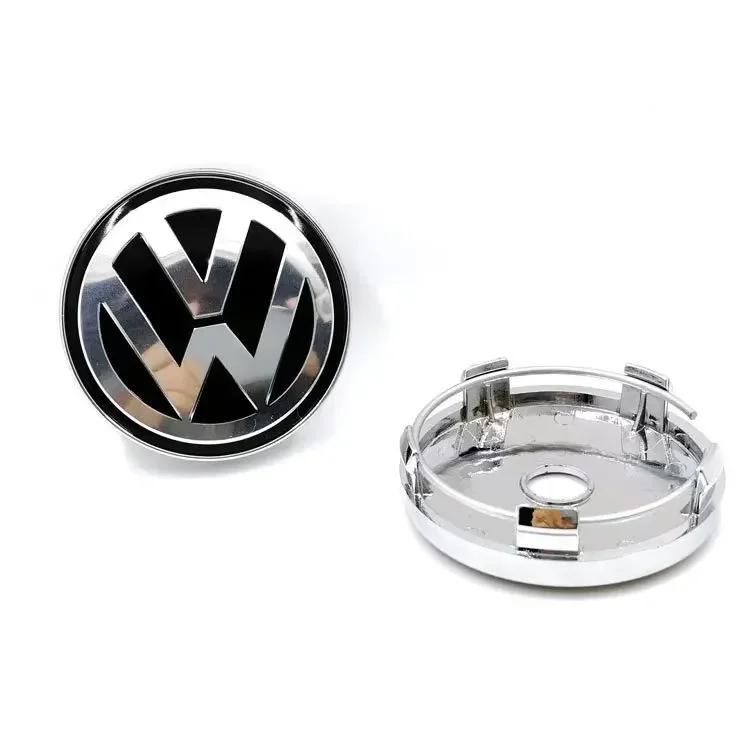 

For VOLKSWAGEN VW 60mm 4pcs For Volkswagen Golf Passat Beetle CC Bora Polo Touareg Tiguan VW Wheel Center Cap Car Hubcap Badge Style36