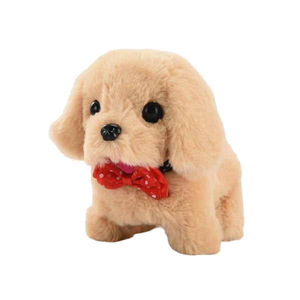 Interactive Walking & Barking Plush Puppy Robot Toy