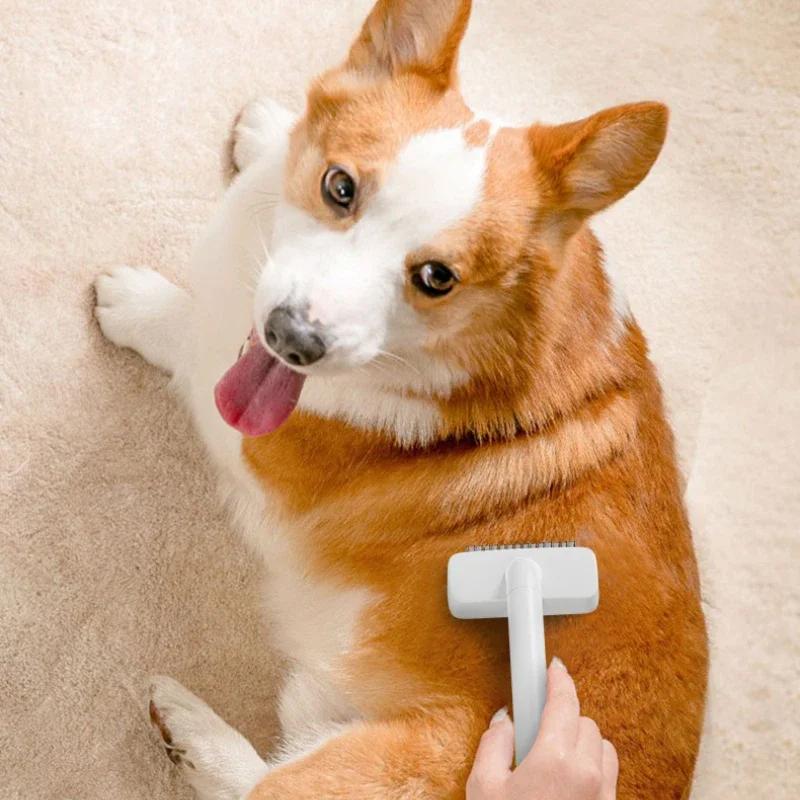 Pet Fur Knot Cutter Cat Hair Remover Comb Cat Grooming Shedding Tools Double Sided Brush Long Curly Hair Cleaner Pets Products