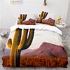 Desert Cactus Landscape Printed Bedding Set 3d Duvet Cover Sets Pillowcases Adult Children Twin Full Queen King Size Bedclothes