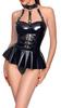 Body with Skirt VINYL BODY SKIRT Black - Black Level - Bodies and Harnesses