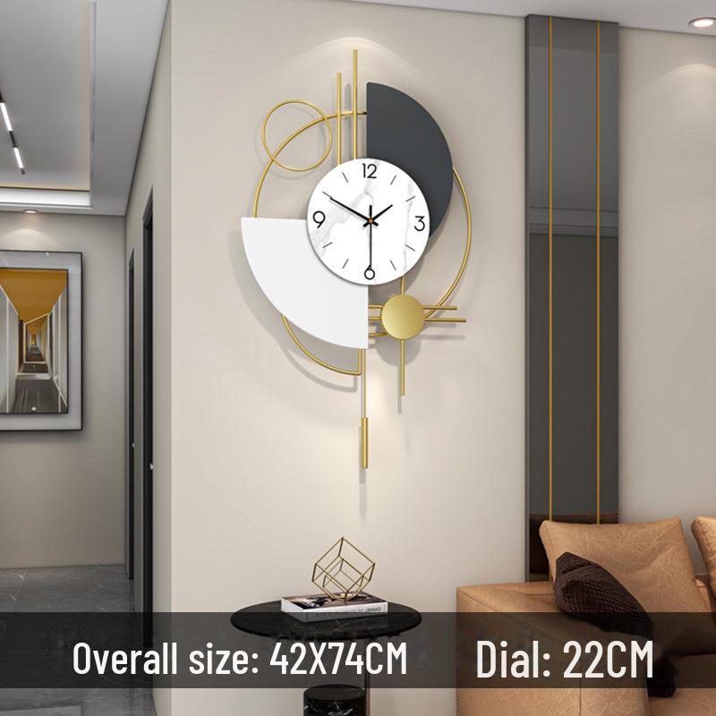 

Современные роскошные настенные кварцевые часы – простой, креативный декор для гостиных