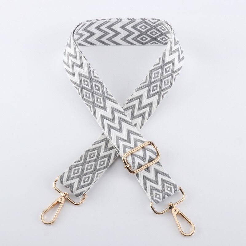 

Регулируемый ремешок кроссбоди - Премиальный расширенный плечевой ремень-аксессуар Bright Silver Buckle