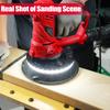 Handheld   Sander 850W Electric Sander with 12pcs Sanding Discs   Speed 1500-2600 RPM Wall Sander with Automatic Vacuum Dust Absorption S