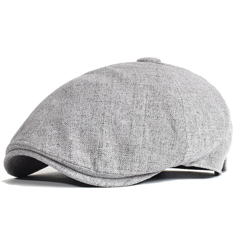 Männer Sommer Baskenmützen Outdoor Atmungsaktive Zeitungsjunge Mütze Frühling Flache Hüte Solide Entenschnabel Hüte Vintage Gatsby Baskenmütze Hut Frauen