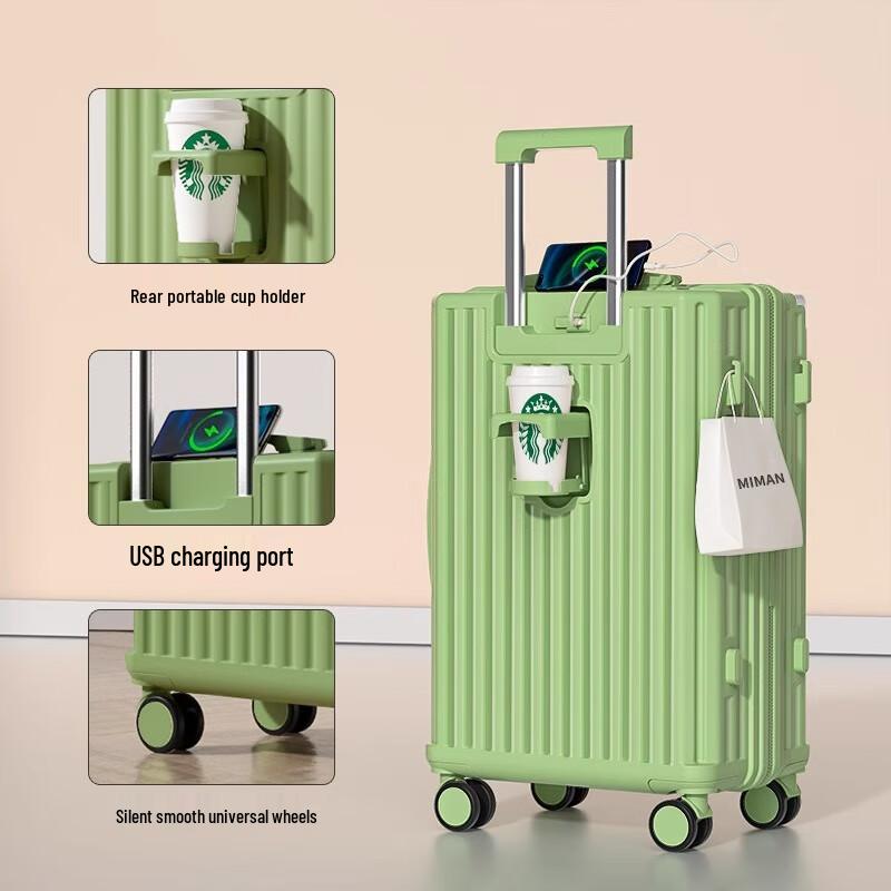 Ruyishi Portable Rolling Luggage Suitcase 26 inch