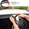 Car Door Seal Strip Auto Rubber Sealant 5holes B Type Accessories Soundproofing Strips Anti-Dust Sealing Car Noise Insulati B9Z2