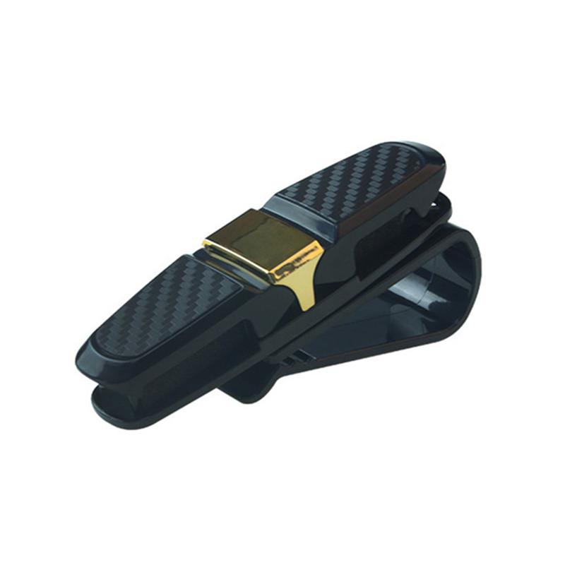 Auto Fastener Cip Car Eyeglasses Clip Ticket Card Clamp ABS Car Cases Black Car Sun Visor Sunglasses