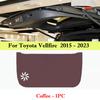 For Toyota Vellfire 2015-2026 Car Trunk Door Anti Kick Pad Cargo Liner Tailgate Anti-Scratch Protector Interior Decor Sticker