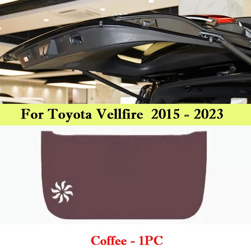For Toyota Vellfire 2015-2026 Car Trunk Door Anti Kick Pad Cargo Liner Tailgate Anti-Scratch Protector Interior Decor Sticker