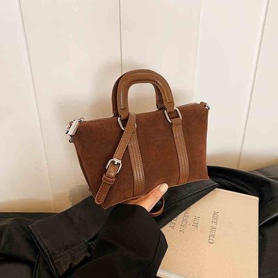 Bolsa Pequena Tote Retrô Fosca Mulheres Outono Inverno Nova Bolsas Travesseiro Texturizadas de Alta Qualidade Senhora Commuter Bolsas Transversais