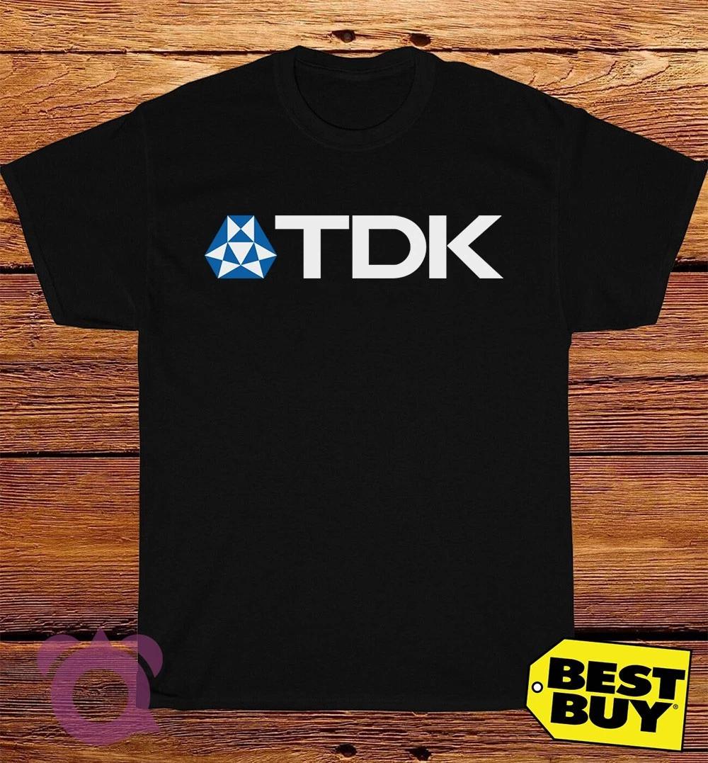 New TDK Audio Logo Men s Funny T-Shirt Size S to 5XL XL