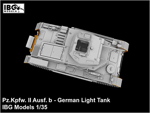 IBG 1/35 Scale German Panzer II Ausf. B Turret with Interior Plastic Model Kit PB35079