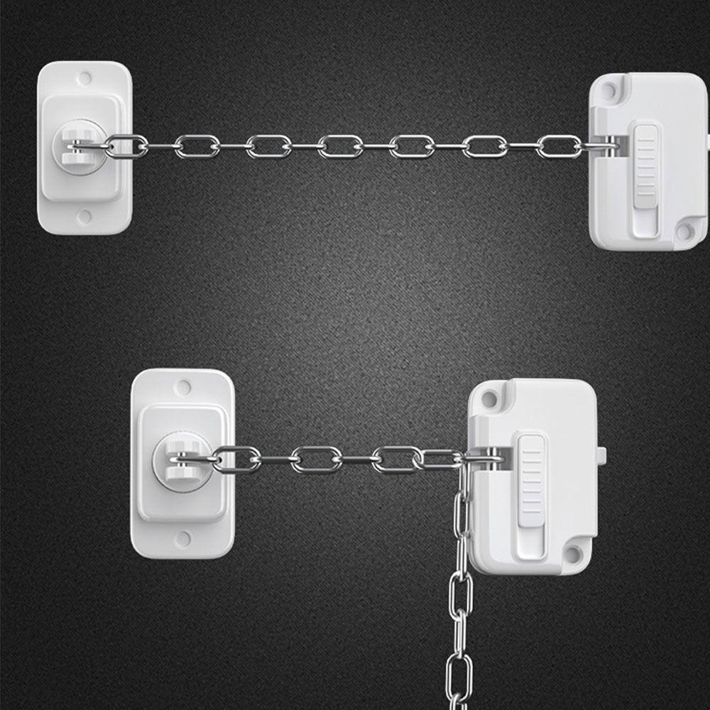 

Non-marking Adhesive Child Safety Window Chain ABS Sturdy Mobile Door