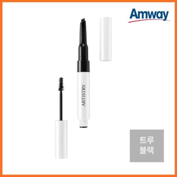 Amway Cosmetics Artistry Go Vibrant Brow Pencil and Tinted Gel - True Black (1 ea) (12499708) 1 True Black