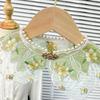 Embroidery Hanfu with Pearls Collar for Women Chinese Hanfu Mamianqun