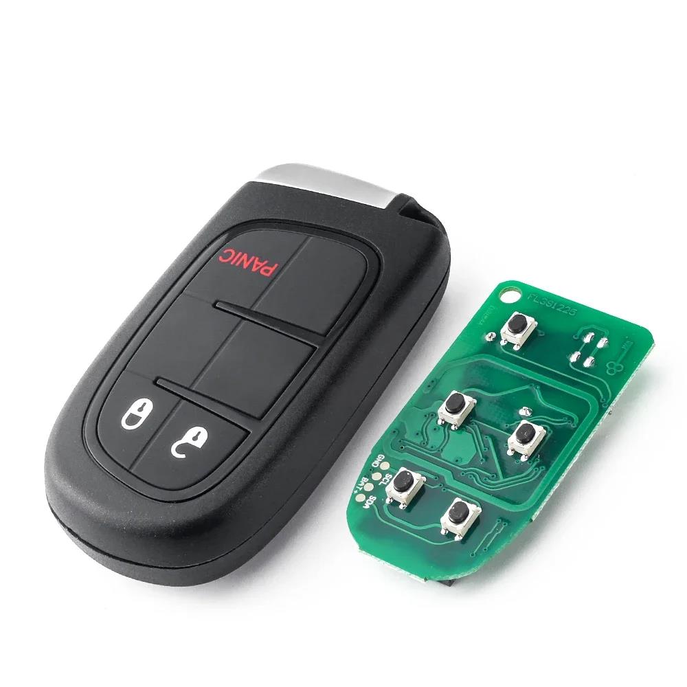 KEYYOU 2/3/4/5B Remote Car Key For Chrysler Jeep Cherokee Dodge RAM Durango FCCID GQ4-54T 434Mhz ID46 PCF7953M Smart Card 2004+