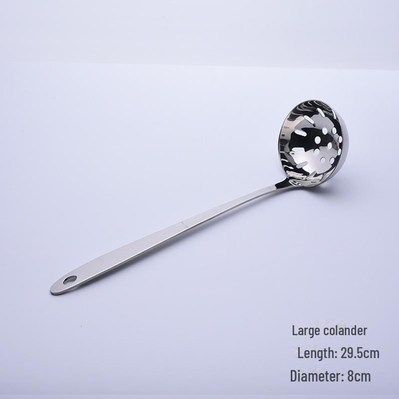 Exquisite Series Long Handle Stainless Steel Soup and Colander Spoon